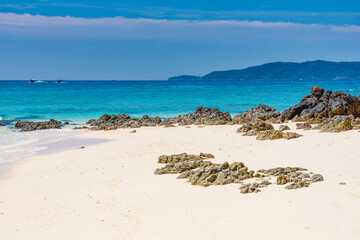 Wall Mural - Coast of Bamboo island near Phi Phi islands, Thailand