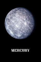 Wall Mural - artist view of the mercury planet