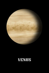 Wall Mural - artist view of the venus planet
