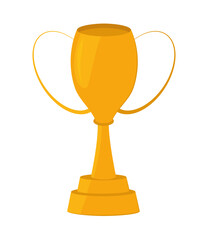 Canvas Print - gold trophy award