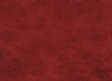 濃い赤色の毛足のある布のテクスチャ 背景