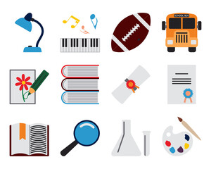 Poster - School Icon Set