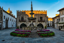 República Square In The City Of Viana Do Castelo In Minho, Portugal