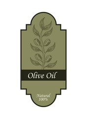 Sticker - olive oil tag