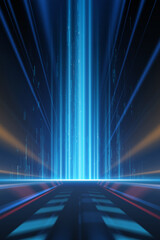 Wall Mural - abstract light rays effect background