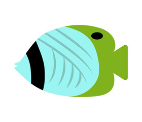 Poster - Fish Flat Illustration