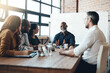 © Nola Viglietti/peopleimages.com - Coming up with fresh ideas. Cropped shot of a mature businessman leading a meeting in the boardroom.