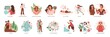 © Macrovector - Life Balance Isolated Icons