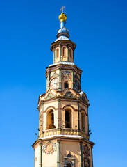 Wall Mural - Bell tower of Cathedral of Saints Peter and Paul, Kazan, Tatarstan, Russia