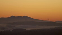 HD Video Of Dusk Over Cader Idris Mountain Snowdonia Wales