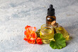 Geranium flower and geranium essential oil