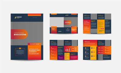Brochure Design or Annual Report and Company Profile Design