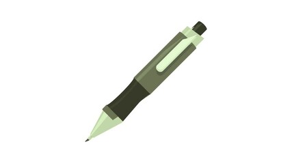 Poster - Pen icon animation best cartoon object on white background