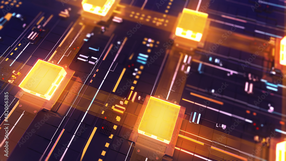 Multiple Processors Track Connect multiple processors, running computing technology, technology ...