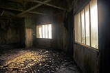 Fototapeta Do przedpokoju - the abandoned room 