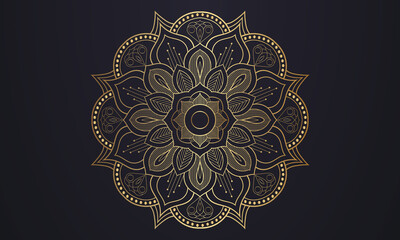 Flower mandala design eps file