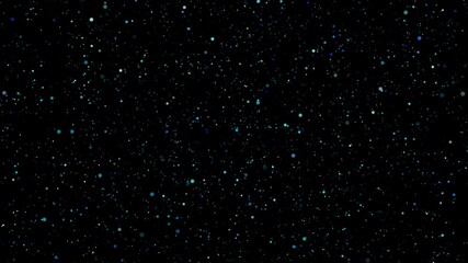 Wall Mural - futuristic multi-colored space particles shimmering in flight. beautiful disco, holiday background. 