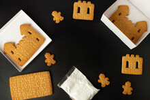 Christmas. Gingerbread Castle Collection. Gingerbread House Details