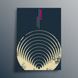 © bobnevv - Minimal design for flyer, poster, brochure cover, background, wallpaper, typography, or other printing products. Vector illustration