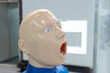 © MariyaL - Training dummy mannequin head with open mouth used by paramedic trainees