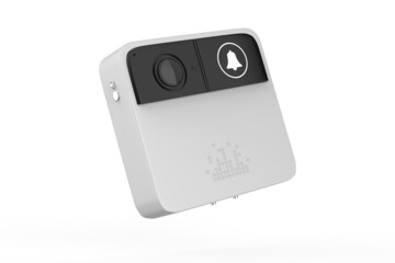 Introducing Blink Video Doorbell Outdoor camera system with Sync Module 2 Two-way audio, HD video, motion and chime app alerts. 3d illustration