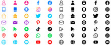Social Media Icon For All Types Company And Advertising Agency And Graphic Design Project, Best Icons For Any Design