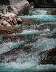 water and rocks