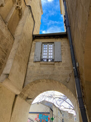 Poster - Immeuble du quartier de l'Ecusson à Montpellier, Occitanie