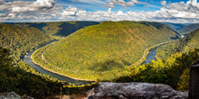 Grandview Overlook New River Gorge National Park And Preserve West Virginia