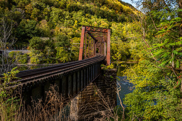 Railroad bridge River Crossing