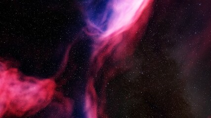 nebula gas cloud in deep outer space