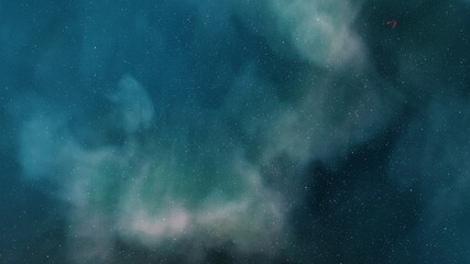 nebula gas cloud in deep outer space