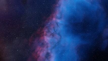 nebula gas cloud in deep outer space