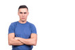 © Iván Moreno - Man with arms crossed and angry expression