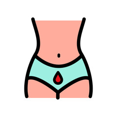 Wall Mural - Menstrual period vector icon