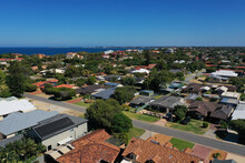 Aerial Landscape View Of A Suburb In Western Australia