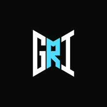 GRI Letter Logo Creative Design. GRI Unique Design
