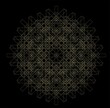 Scared geometry - Hexagon ornament - Vector Illustration
