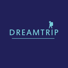 Logo Represented By The Inscription Dream Trip And The Traveler