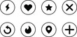 © Volodymyr - Social media dating icons. Design for web and mobile app