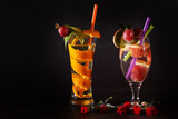 Koktajl drink szklana przybranie 