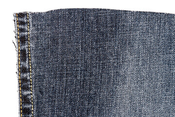 Sticker - Piece of dark jeans fabric