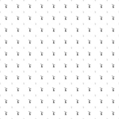 Poster - Square seamless background pattern from black freestyle skiing symbols are different sizes and opacity. The pattern is evenly filled. Vector illustration on white background