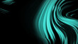 Abstract emerald green background with waves luxury. 3d illustration, 3d rendering.