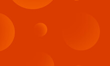 Orange Circles Gradient On Orange Abstract Background. Modern Graphic Design Element.