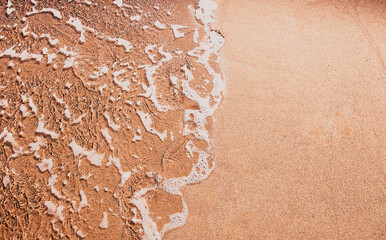 summer holiday background seashore and sand