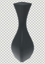 Black Cristal Vase Png 