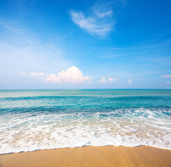 Wall Mural - beautiful beach and tropical sea