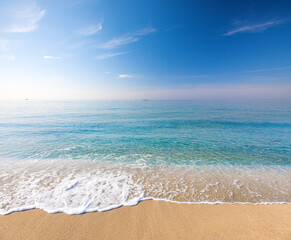 Wall Mural - beautiful beach and tropical sea