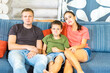 © Ольга Новицкая - sad. boring family. The TV is broken and people don’t know what to do. time without internet and entertainment